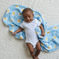 Supersoft Muslin Swaddle - Fried egg Sunny Side up