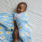 Supersoft Muslin Swaddle - Fried egg Sunny Side up