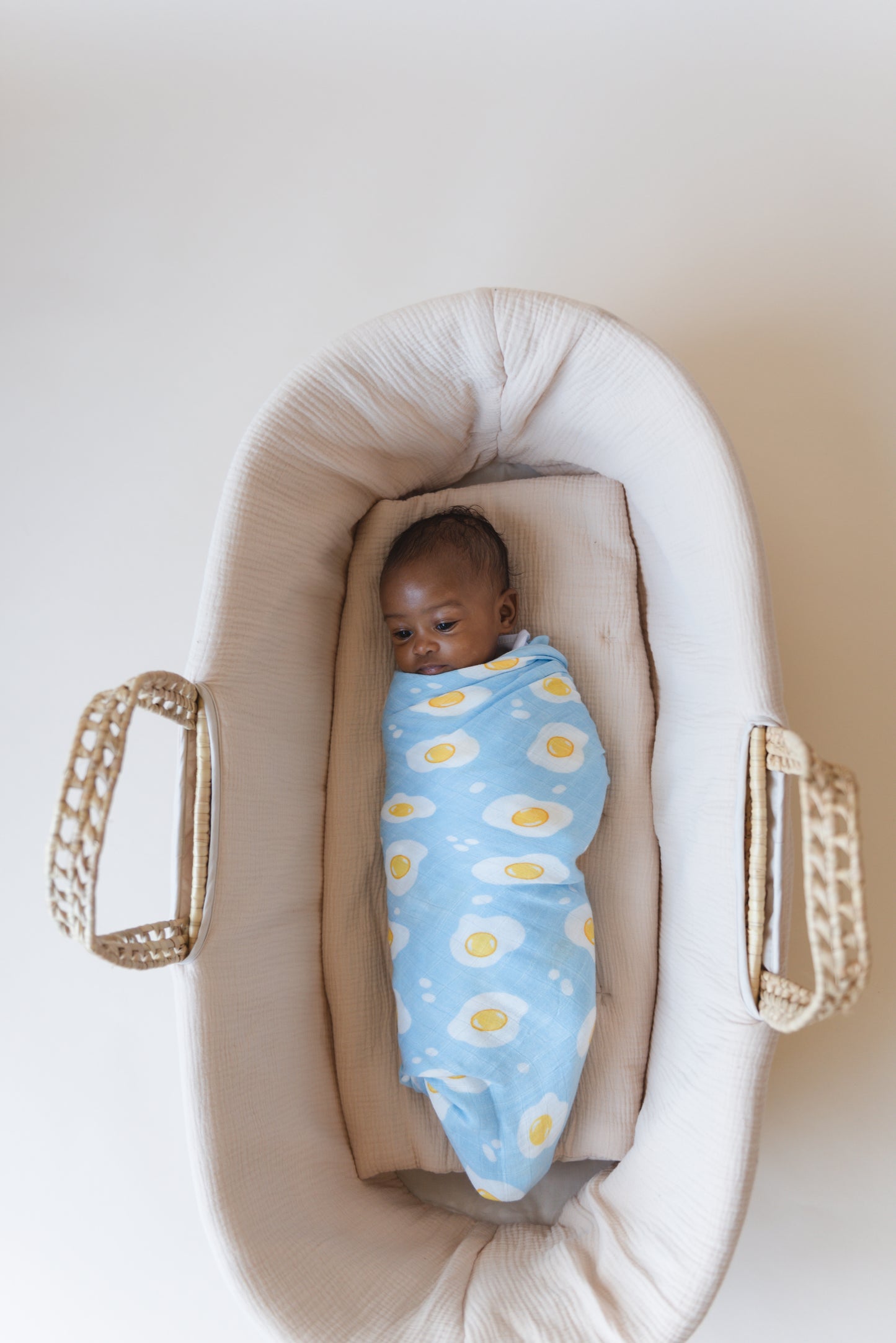 Supersoft Muslin Swaddle - Fried egg Sunny Side up